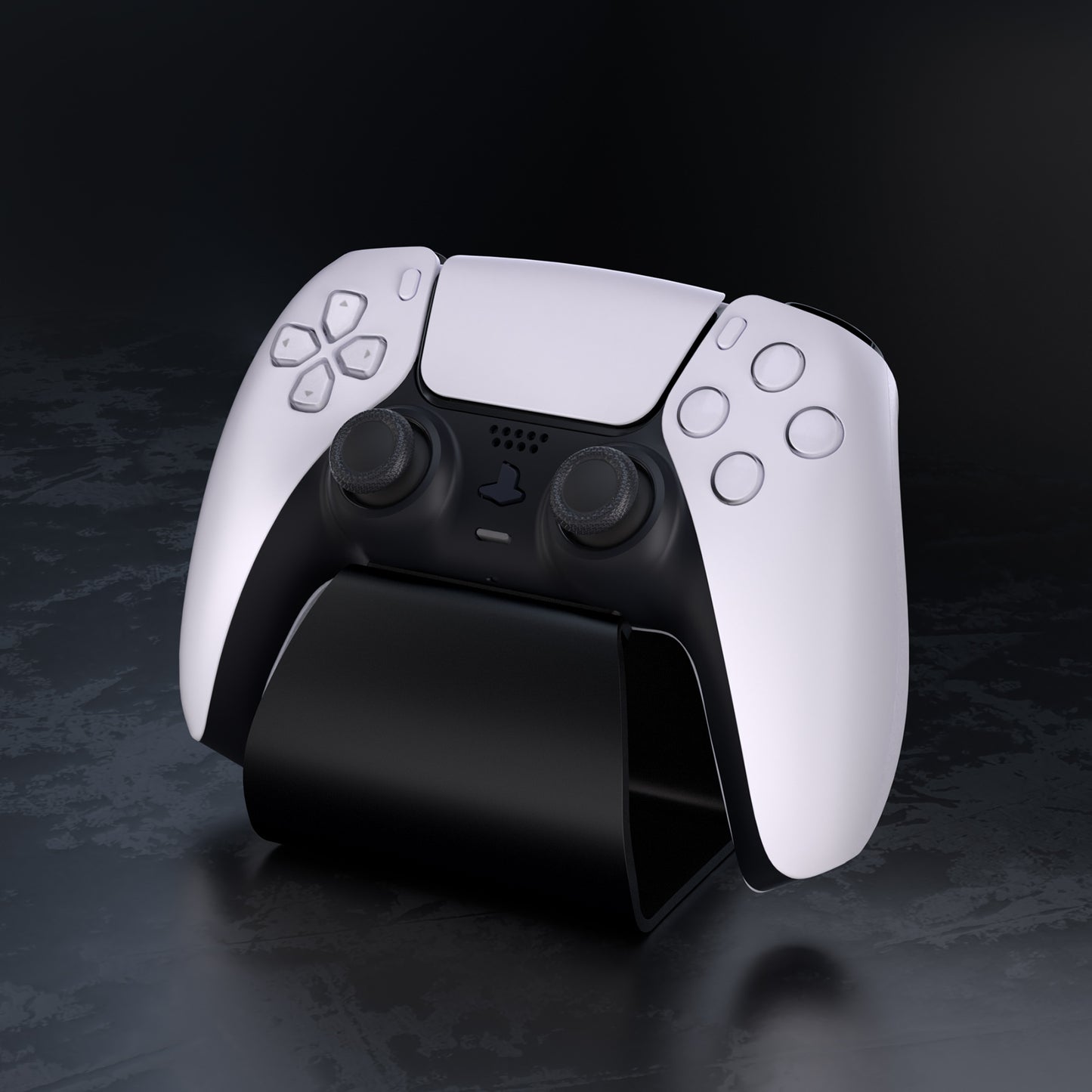 PlayVital 2セット Stand-AL ユニバーサルメタルゲームコントローラースタンドPS5 & PS4 & Xbox Series X/S & Xbox One & Switch Pro対応 アルミニウムメタルディスプレイゲームパッドホルダー 【ブラック】