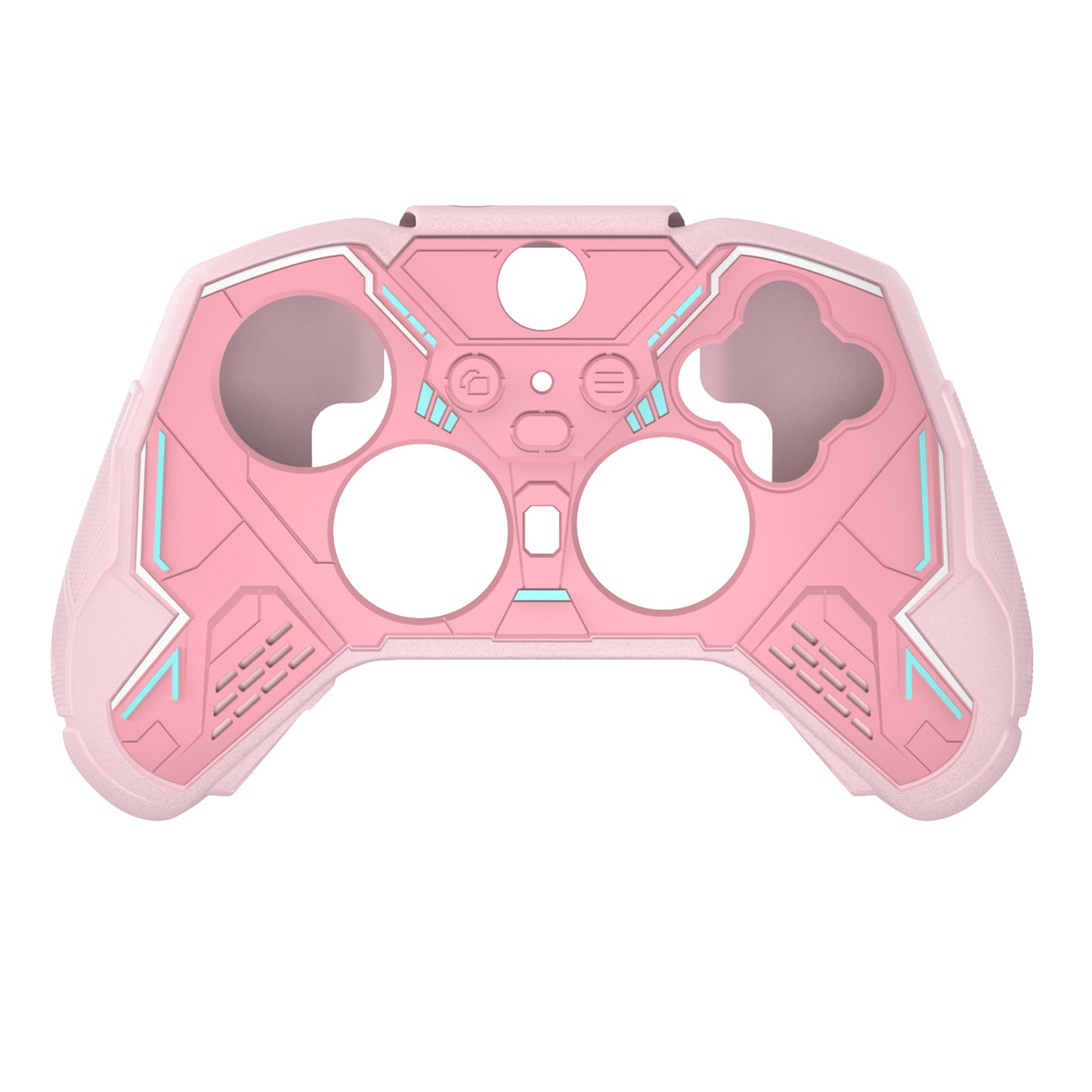 PlayVital Stellar Mecha シリコンカバー スキン&サムグリップ&ステッカー付き Xbox Elite Series 2 & Elite Series 2 Core コントローラー対応【ピーチピンク&ブロッサムピンク】