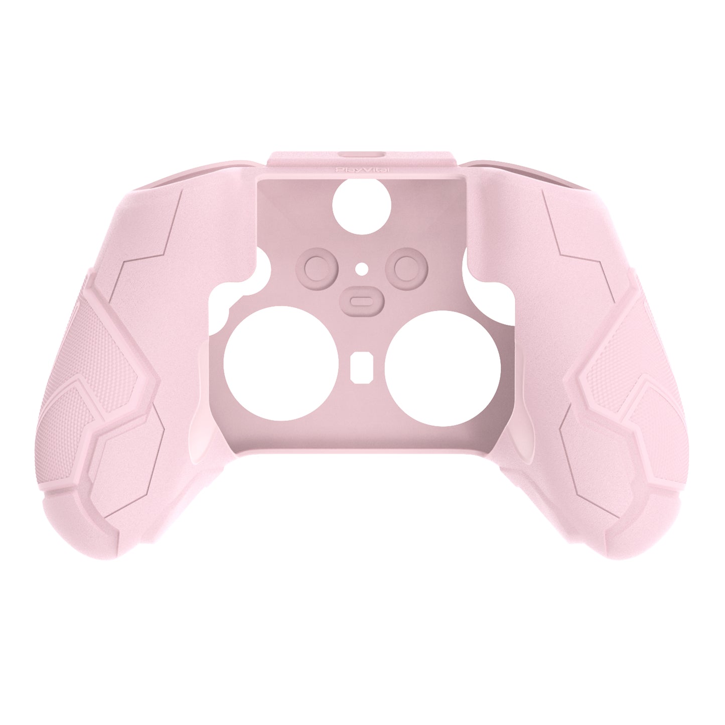 PlayVital Stellar Mecha シリコンカバー スキン&サムグリップ&ステッカー付き Xbox Elite Series 2 & Elite Series 2 Core コントローラー対応【ピーチピンク&ブロッサムピンク】