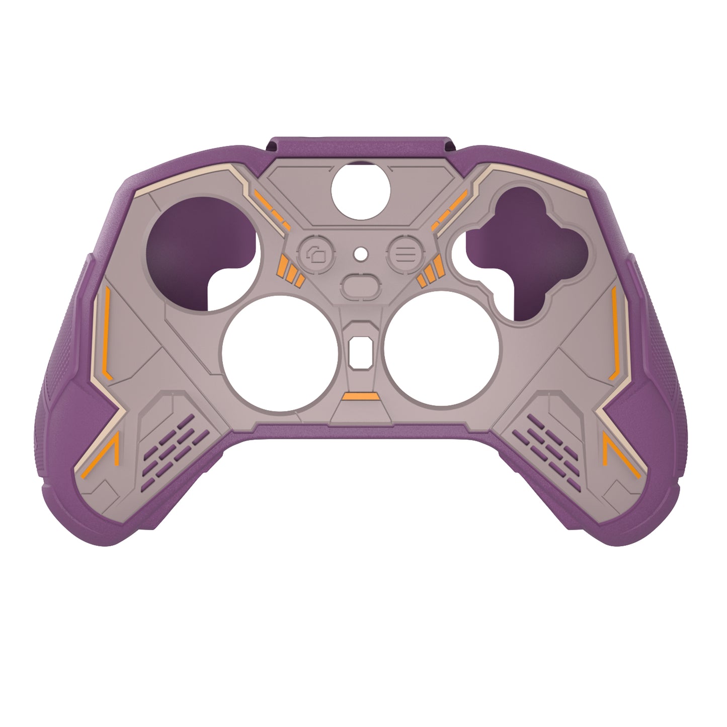 PlayVital Stellar Mecha シリコンカバー スキン&サムグリップ&ステッカー付き Xbox Elite Series 2 & Elite Series 2 Core コントローラー対応【ローズブラウン&パープル】