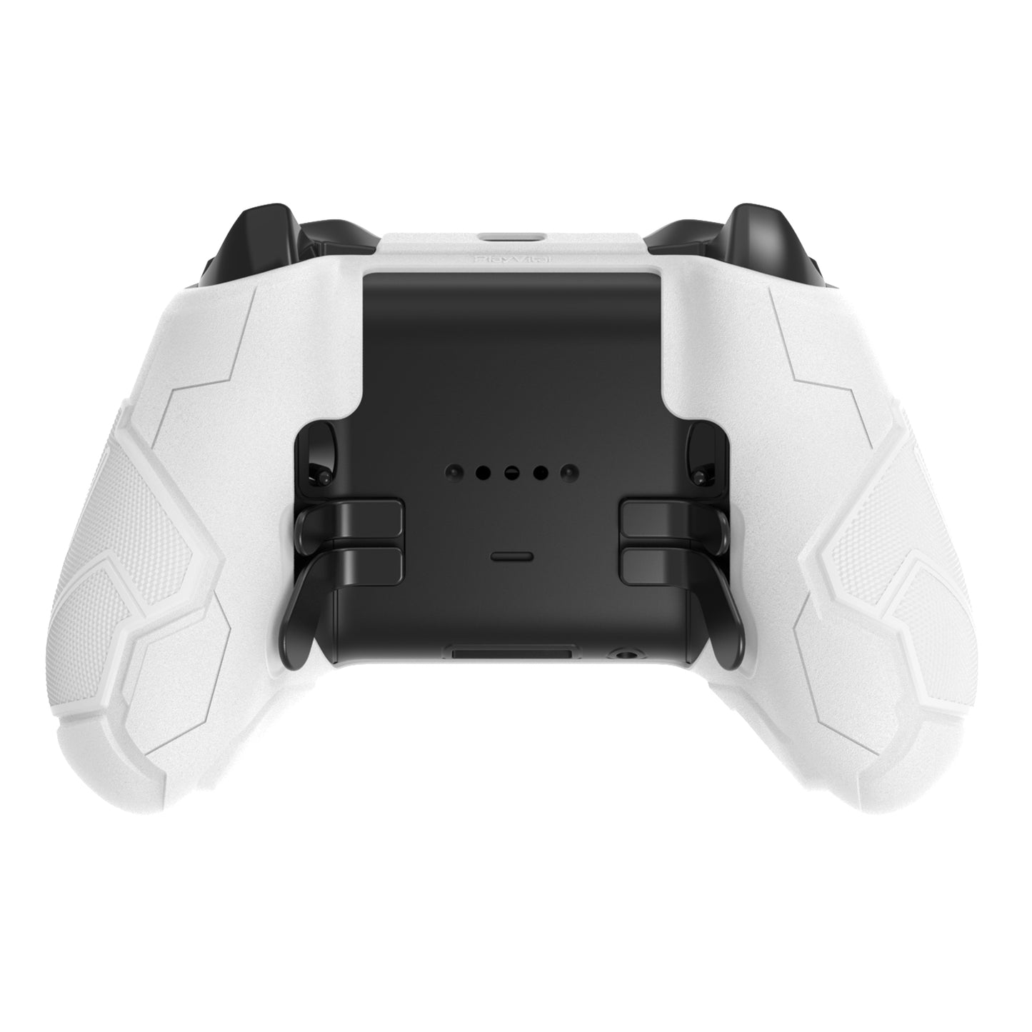 PlayVital Stellar Mecha シリコンカバー スキン&サムグリップ&ステッカー付き Xbox Elite Series 2 & Elite Series 2 Core コントローラー対応【ウォームホワイト&スノーホワイト】