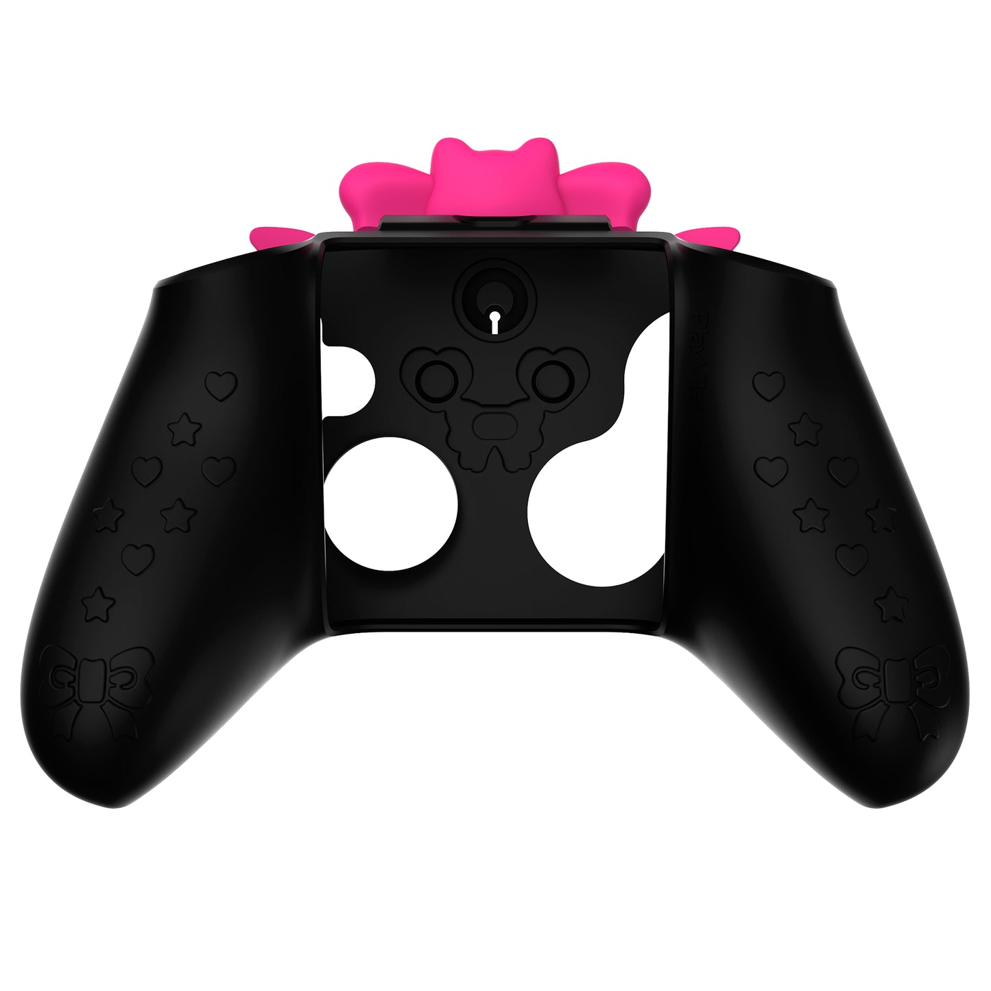 PlayVital スウィートハートキティシリーズ シリコンカバー(サムグリップとステッカー付き) Xbox Series X/S コントローラーおよび Xbox Core ワイヤレスコントローラー用 【ブラック】