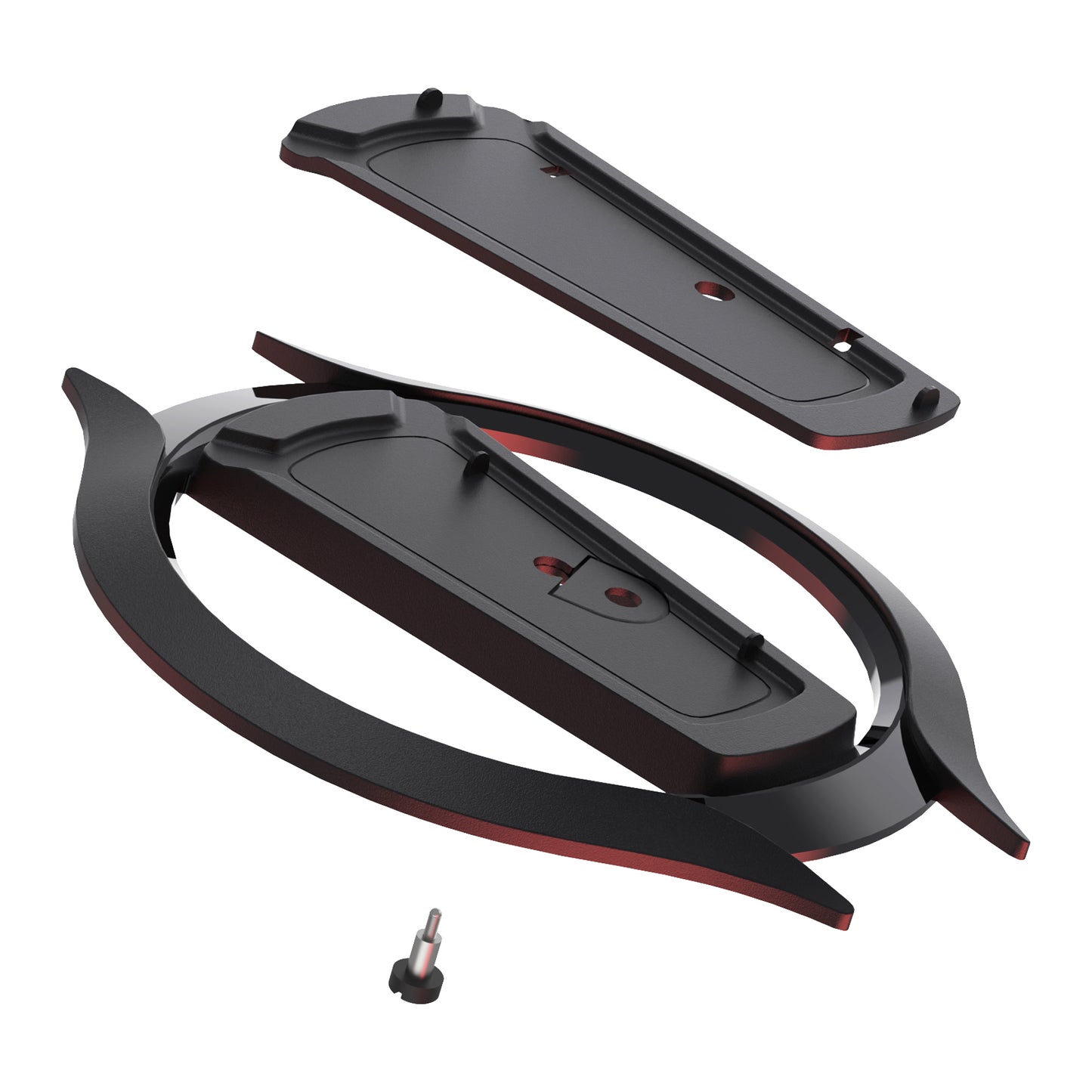 PlayVital 縦置きスタンド 滑り止めパッド付き PS5/Slim/Pro/Standard コンソール ディスク&デジタル対応 省スペース設計 ホルダーベース アクセサリー【ブラック】
