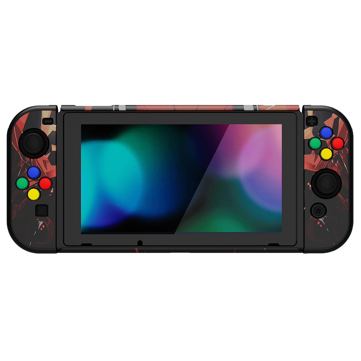 PlayVital カスタマイズ ドッキング可能 ハードシェル保護ケース NS Switch コンソール用【スパイダーアーマー】