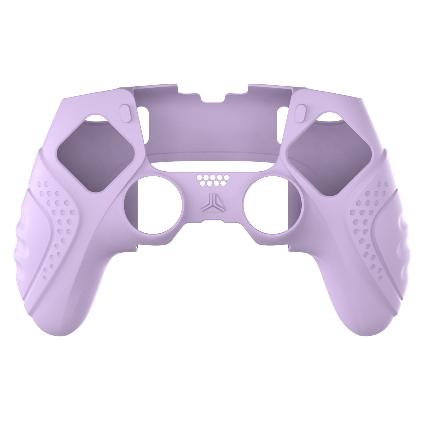 PlayVital Guardian Edition 滑り止め人間工学シリコンカバーケース 親指グリップキャップ付き PS5 Edge コントローラー用【モーブパープル】