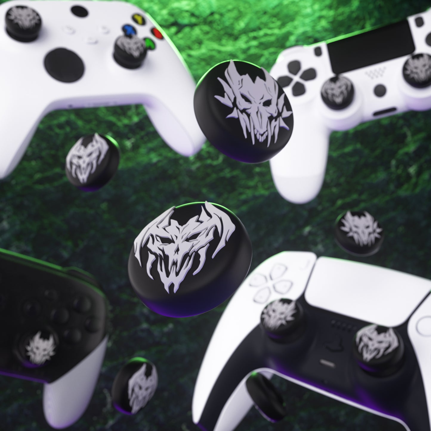 PlayVital リッチデーモンズ サムグリップキャップ PS5&PS4&Xbox Series X/S&Switch Proコントローラー用
