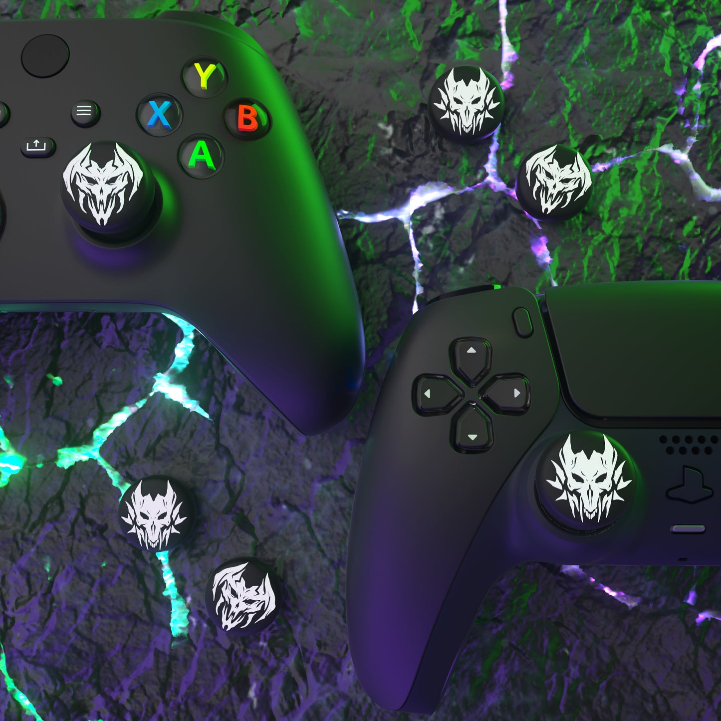 PlayVital リッチデーモンズ サムグリップキャップ PS5&PS4&Xbox Series X/S&Switch Proコントローラー用