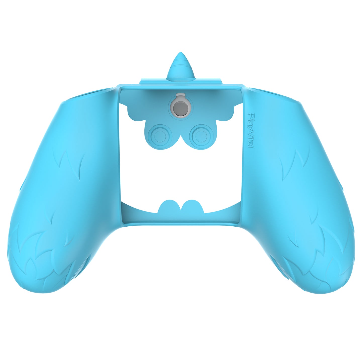 PlayVital MonoEye Monster キュートシリコンカバー for Xbox Series X/S コントローラー、ジョイスティックキャップとステッカー付き Xbox Core コントローラーグリップケース【ブルー】