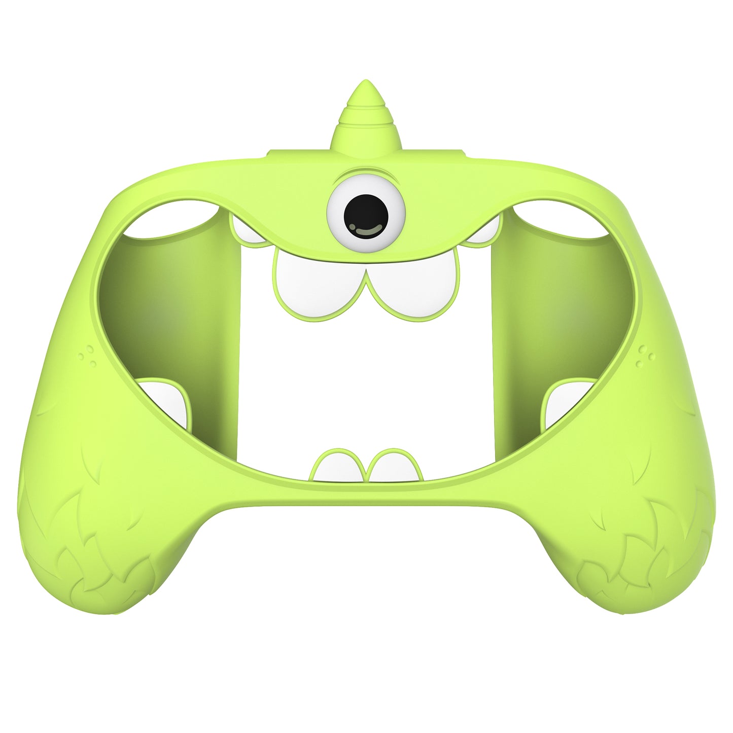 PlayVital MonoEye Monster キュートシリコンカバー for Xbox Series X/S コントローラー、ジョイスティックキャップとステッカー付き Xbox Core コントローラーグリップケース 【グリーン】