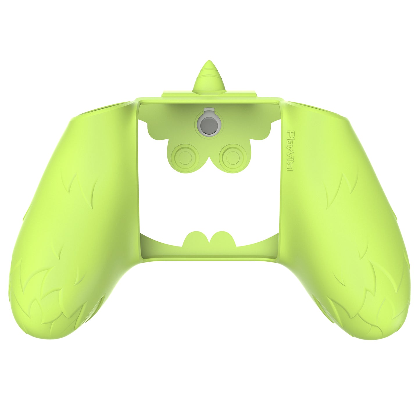 PlayVital MonoEye Monster キュートシリコンカバー for Xbox Series X/S コントローラー、ジョイスティックキャップとステッカー付き Xbox Core コントローラーグリップケース 【グリーン】