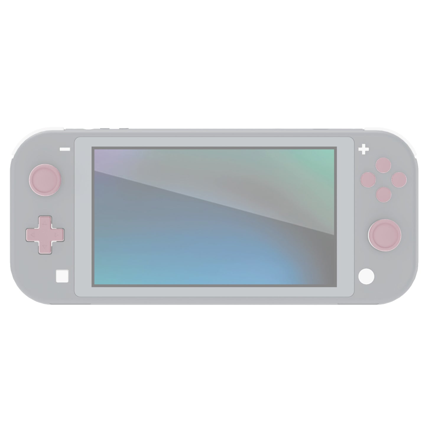 PlayVital シリコンボタンカバーやサムグリップセットSwitch/有機el/Switch Lite対応用、ABXY方向キーボタンキャップ、Switch Lite用 Dパッドボタンキャップ【ピンク】