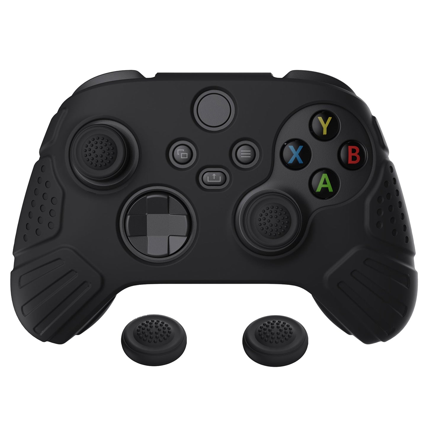 PlayVital Guardian Edition Ergonomic Soft Anti-slip Controller Silicone Case Cover, Rubber Protector Skins with Black Joystick Caps for Xbox Series S and Xbox Series X Controller - HCX PlayVital