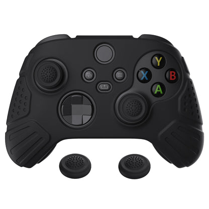 PlayVital Guardian Edition Ergonomic Soft Anti-slip Controller Silicone Case Cover, Rubber Protector Skins with Black Joystick Caps for Xbox Series S and Xbox Series X Controller - HCX PlayVital