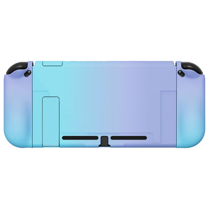 PlayVital UPGRADED Dockable Case Grip Cover for NS Switch, Ergonomic Protective Case for NS Switch, Separable Protector Hard Shell for Joycon - Gradient Violet Blue - ANSP3004 PlayVital