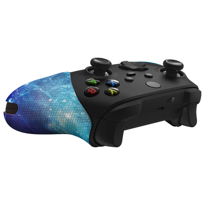 PlayVital Anti-Skid Sweat-Absorbent Controller Grip for Xbox Series X/S Controller, Professional Textured Soft Rubber Pads Handle Grips for Xbox Core Wireless Controller - Blue Nebula - X3PJ040 PlayVital