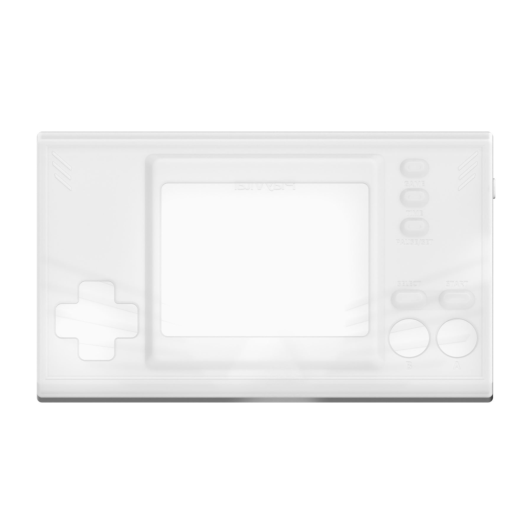 PlayVital Semi-Transparent Clear Silicone Cover Protective Case Skin for Game & Watch: The Legend of Zelda with 2 Pcs Screen Protectors - GWS001 PlayVital