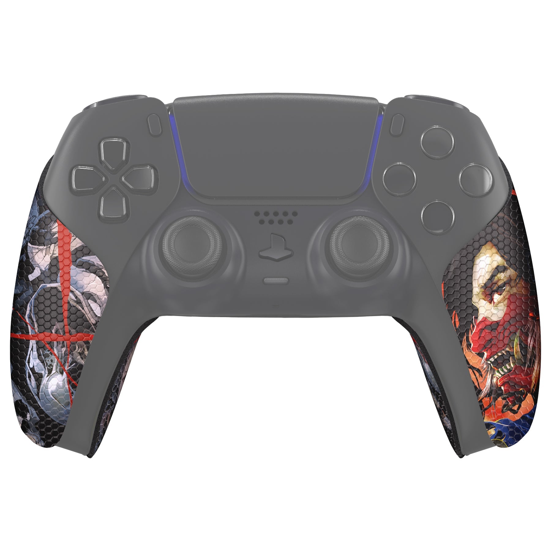 PlayVital Ghost of Samurai Anti-Skid Sweat-Absorbent Controller Grip for PS5 Controller - PFPJ134 PlayVital