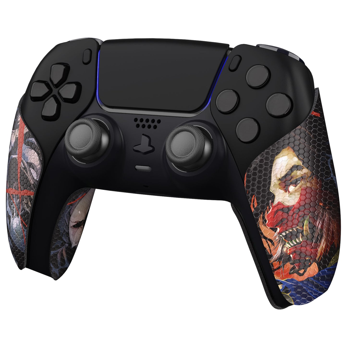 PlayVital Ghost of Samurai Anti-Skid Sweat-Absorbent Controller Grip for PS5 Controller - PFPJ134 PlayVital