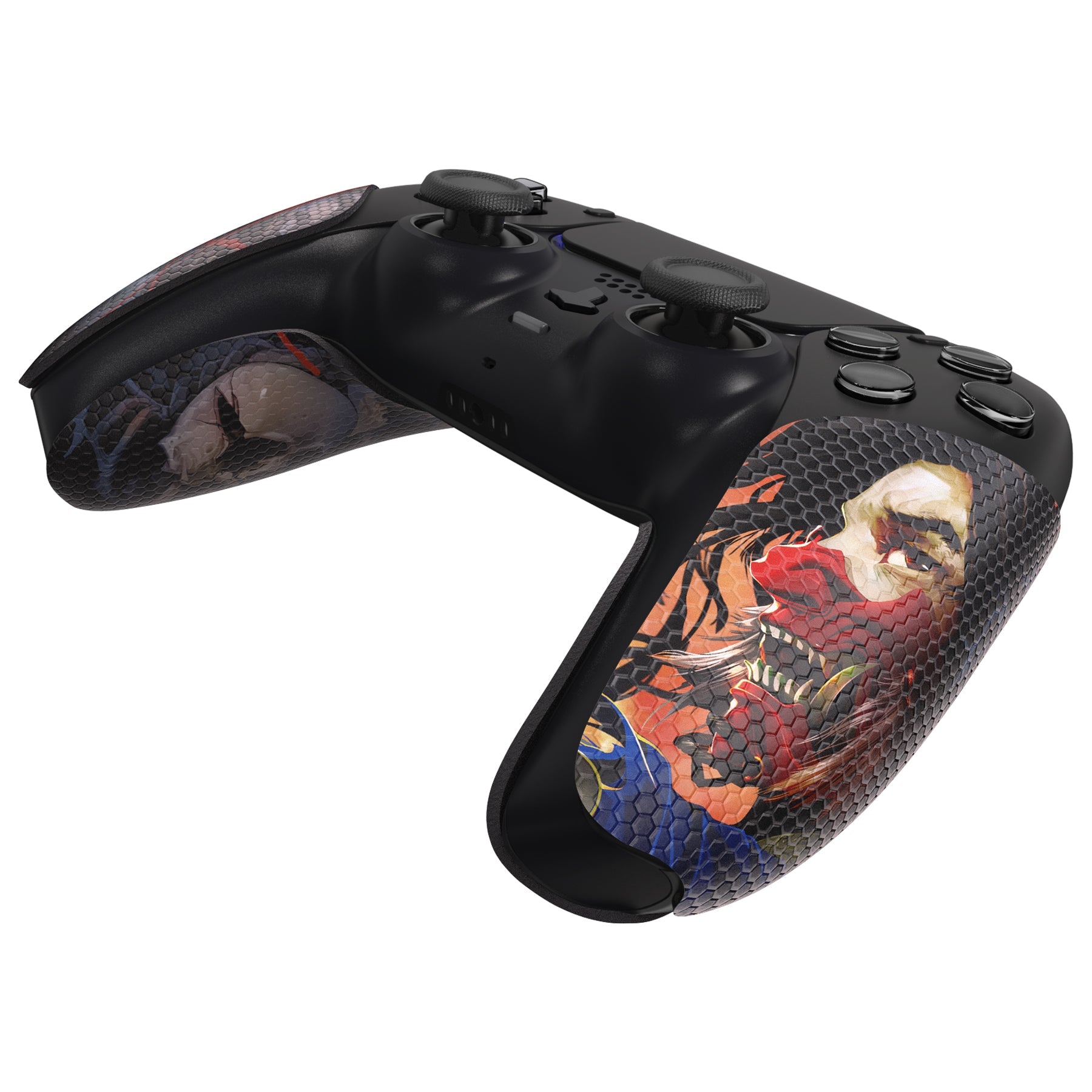 PlayVital Ghost of Samurai Anti-Skid Sweat-Absorbent Controller Grip for PS5 Controller - PFPJ134 PlayVital