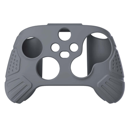 PlayVital Guardian Edition Gray Ergonomic Soft Anti-slip Controller Silicone Case Cover, Rubber Protector Skins with Black Joystick Caps for Xbox Series S and Xbox Series X Controller - HCX3006 PlayVital