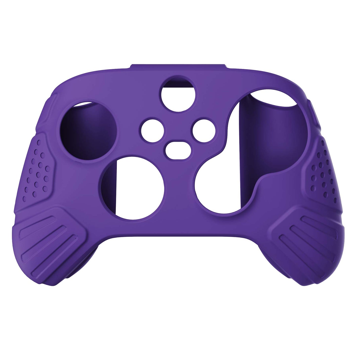 PlayVital Guardian Edition Purple Ergonomic Soft Anti-slip Controller Silicone Case Cover, Rubber Protector Skins with Black Joystick Caps for Xbox Series S and Xbox Series X Controller - HCX3007 PlayVital