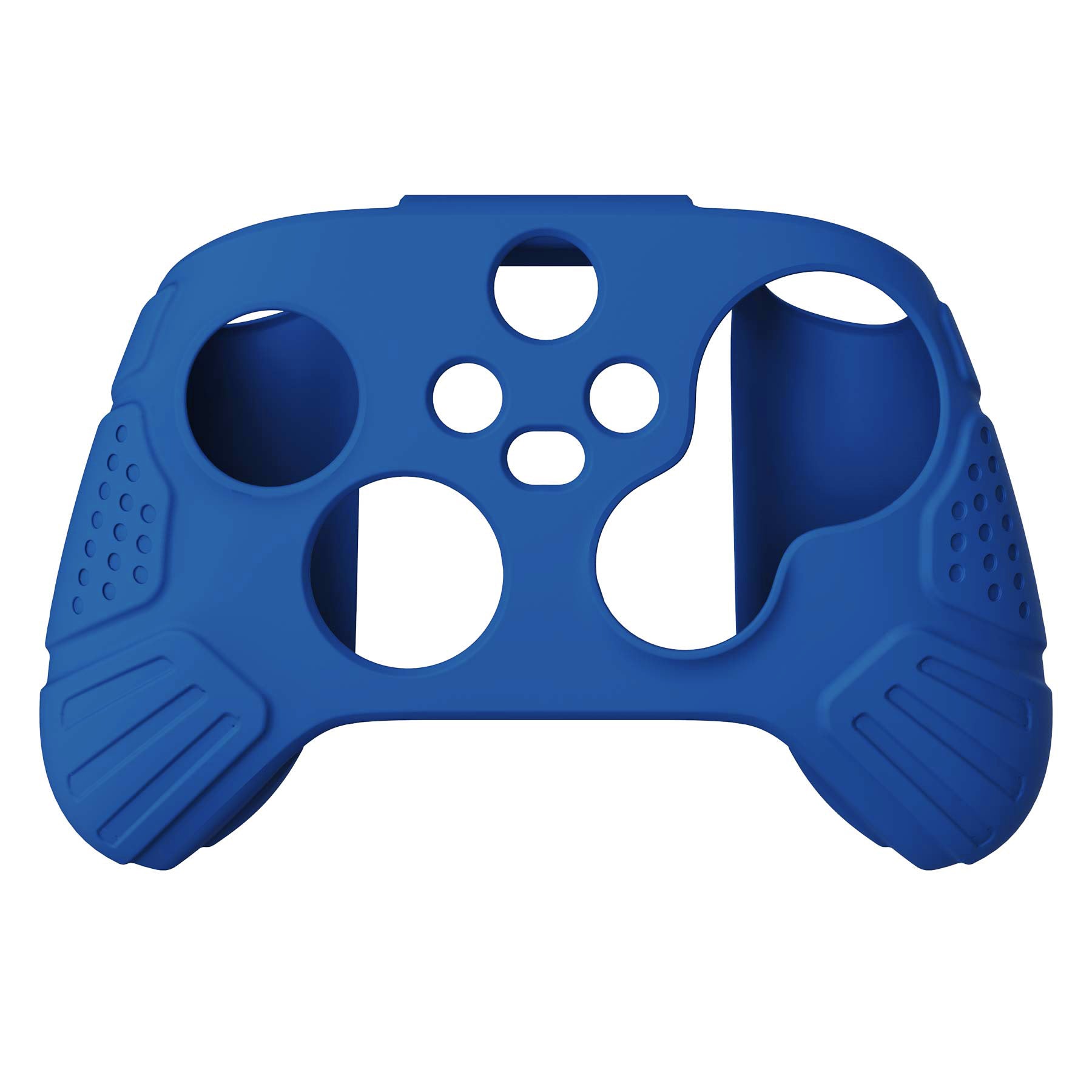 PlayVital Guardian Edition Blue Ergonomic Soft Anti-slip Controller Silicone Case Cover, Rubber Protector Skins with Black Joystick Caps for Xbox Series S and Xbox Series X Controller - HCX3008 PlayVital