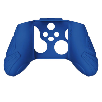 PlayVital Guardian Edition Blue Ergonomic Soft Anti-slip Controller Silicone Case Cover, Rubber Protector Skins with Black Joystick Caps for Xbox Series S and Xbox Series X Controller - HCX3008 PlayVital