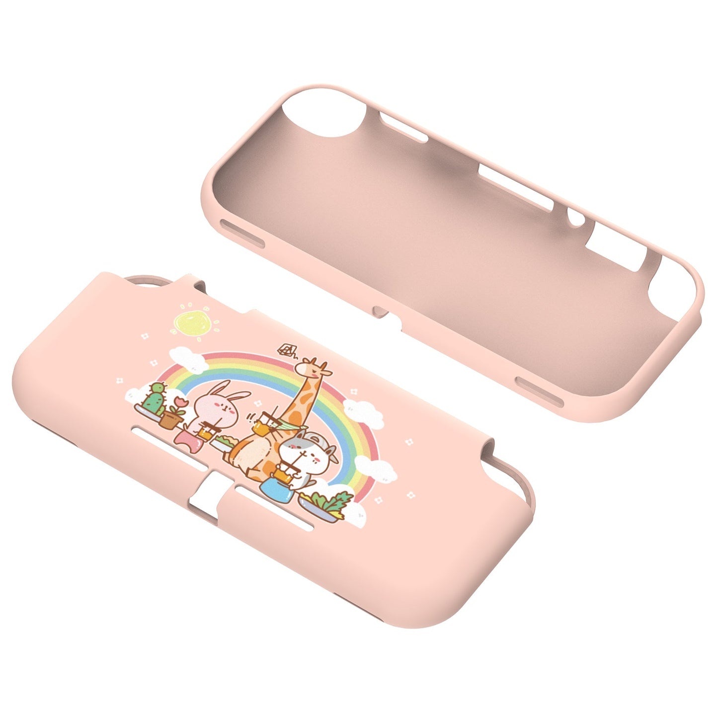 PlayVital Animals Party Custom Protective Case for NS Switch Lite, Soft TPU Slim Case Cover for NS Switch Lite - LTU6005 PlayVital