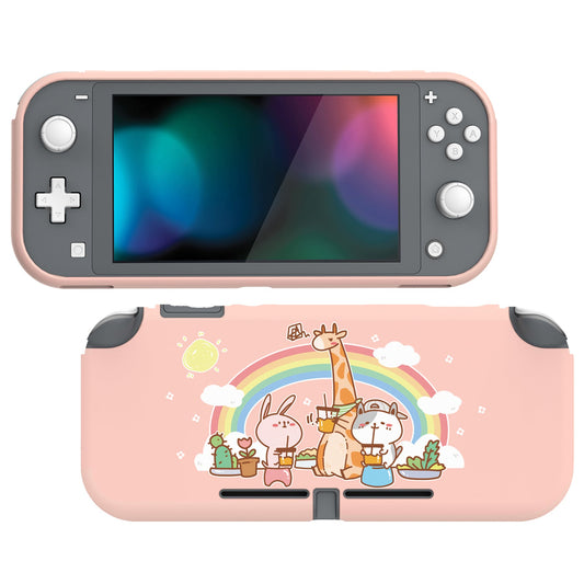 PlayVital Animals Party Custom Protective Case for NS Switch Lite, Soft TPU Slim Case Cover for NS Switch Lite - LTU6005 PlayVital