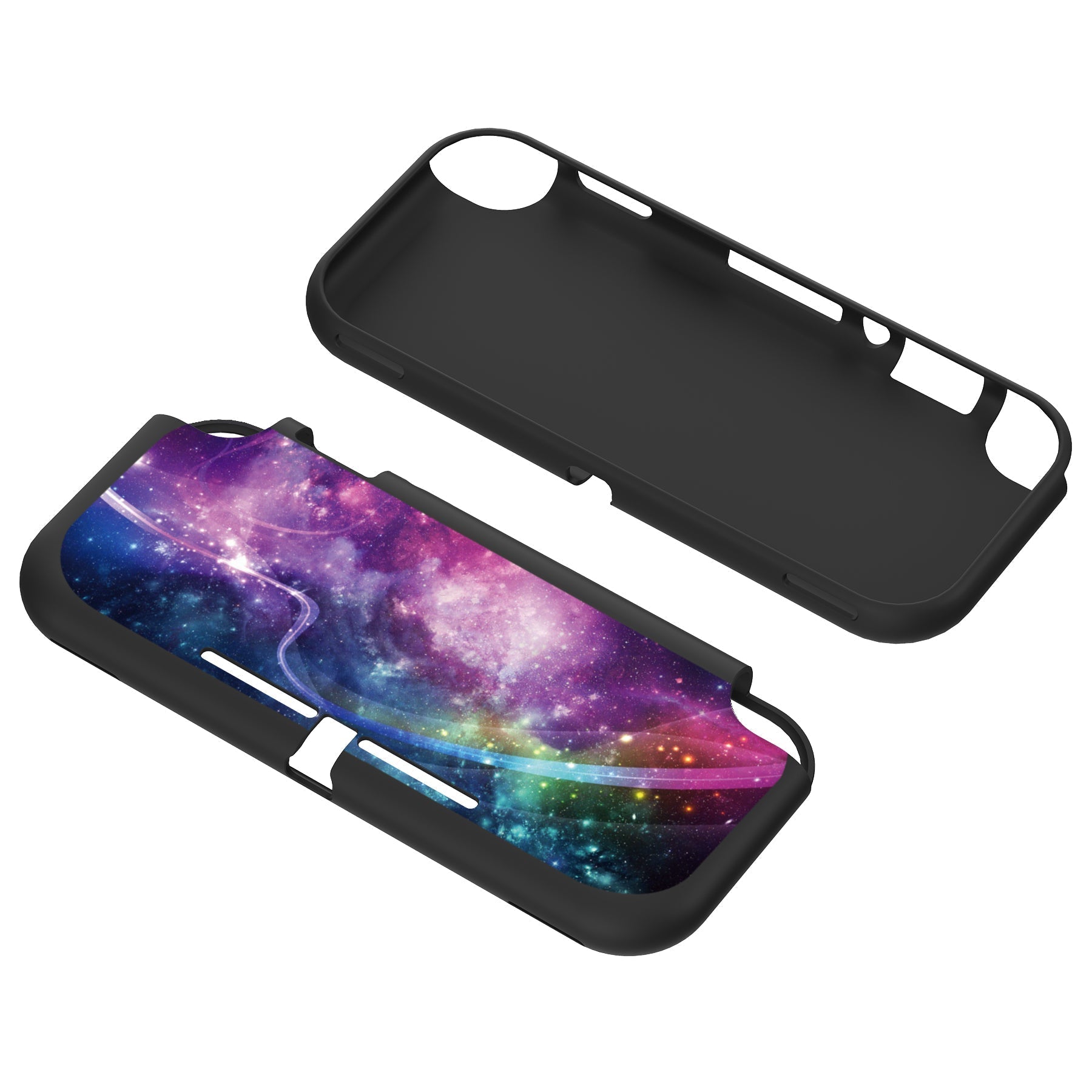 PlayVital Purple Galaxy Custom Protective Case for NS Switch Lite, Soft TPU Slim Case Cover for NS Switch Lite -  LTU6011 PlayVital