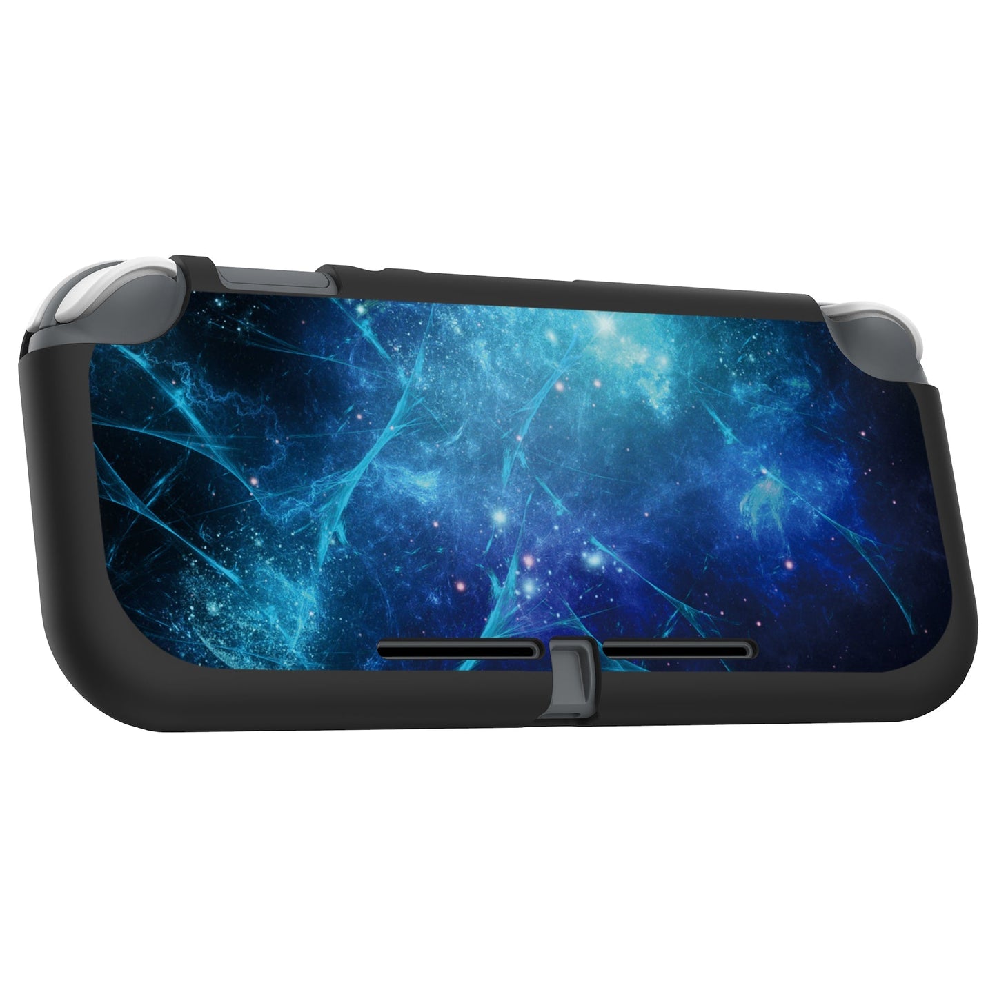 PlayVital Blue Nebula Custom Protective Case for NS Switch Lite, Soft TPU Slim Case Cover for NS Switch Lite - LTU6012 PlayVital