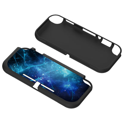 PlayVital Blue Nebula Custom Protective Case for NS Switch Lite, Soft TPU Slim Case Cover for NS Switch Lite - LTU6012 PlayVital