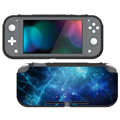 PlayVital Blue Nebula Custom Protective Case for NS Switch Lite, Soft TPU Slim Case Cover for NS Switch Lite - LTU6012 PlayVital