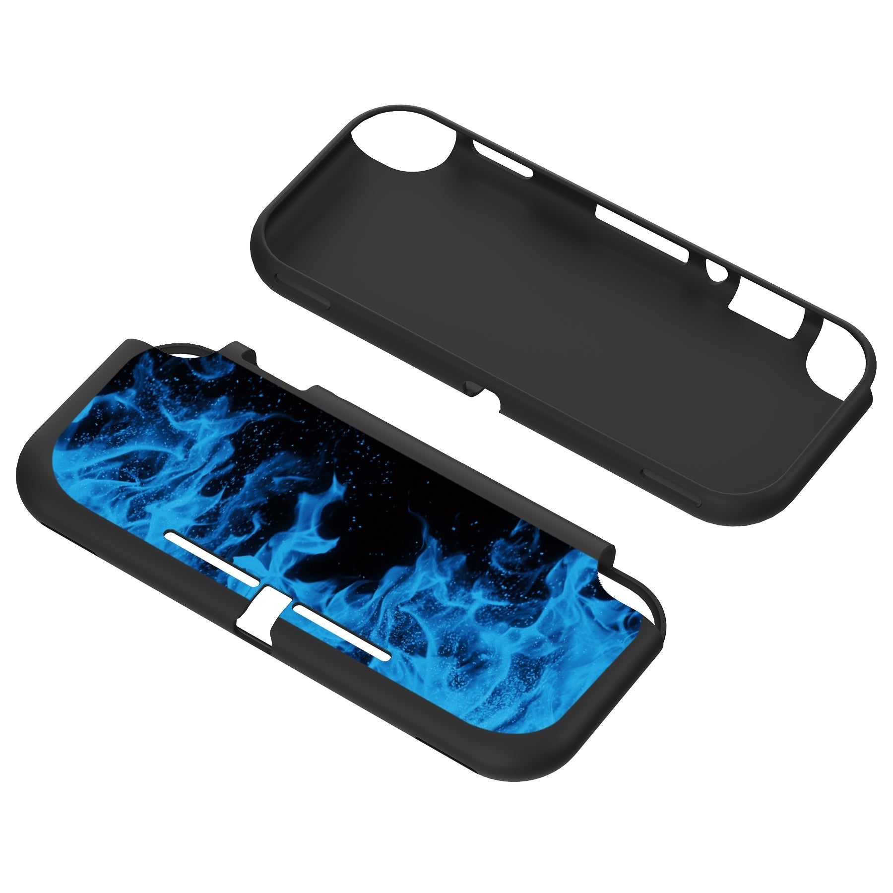 PlayVital Blue Flame Custom Protective Case for NS Switch Lite, Soft TPU Slim Case Cover for NS Switch Lite -  LTU6013 PlayVital