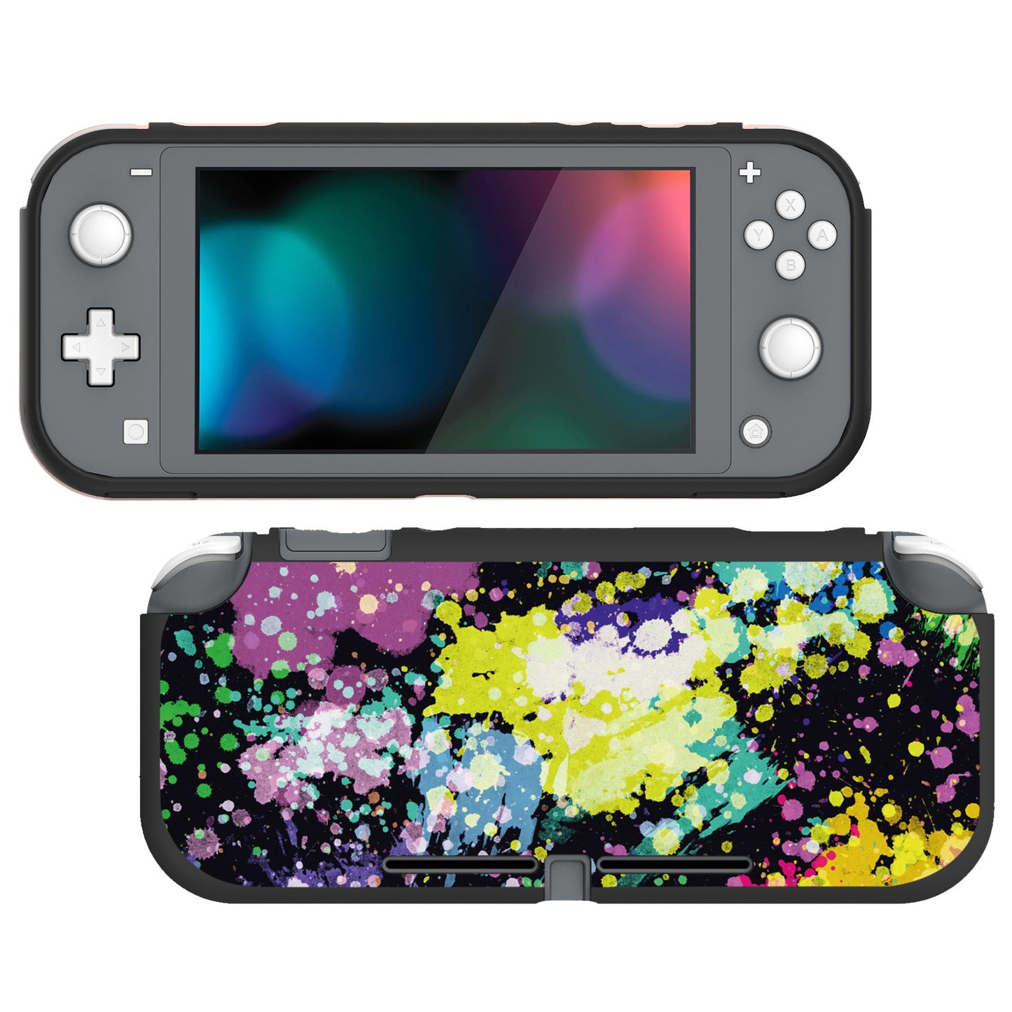 PlayVital Watercolour Splash Custom Protective Case for NS Switch Lite, Soft TPU Slim Case Cover for NS Switch Lite -  LTU6015 PlayVital