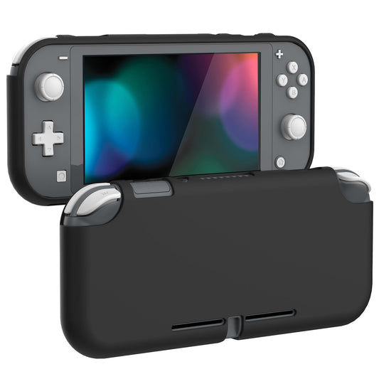 PlayVital Black Custom Protective Case for Nintendo Switch Lite, Soft TPU Slim Case Cover for Nintendo Switch Lite- LTU6016 PlayVital