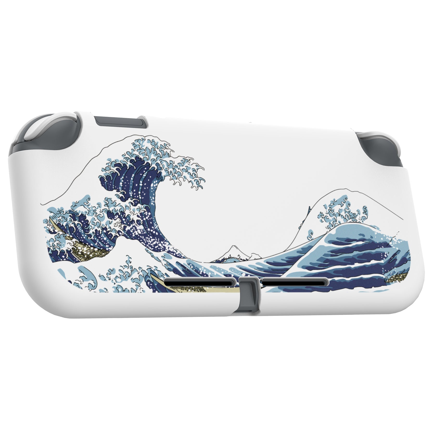 PlayVital The Great Wave Custom Protective Case for Nintendo Switch Lite, Soft TPU Slim Case Cover for Nintendo Switch Lite- LTU6017 PlayVital