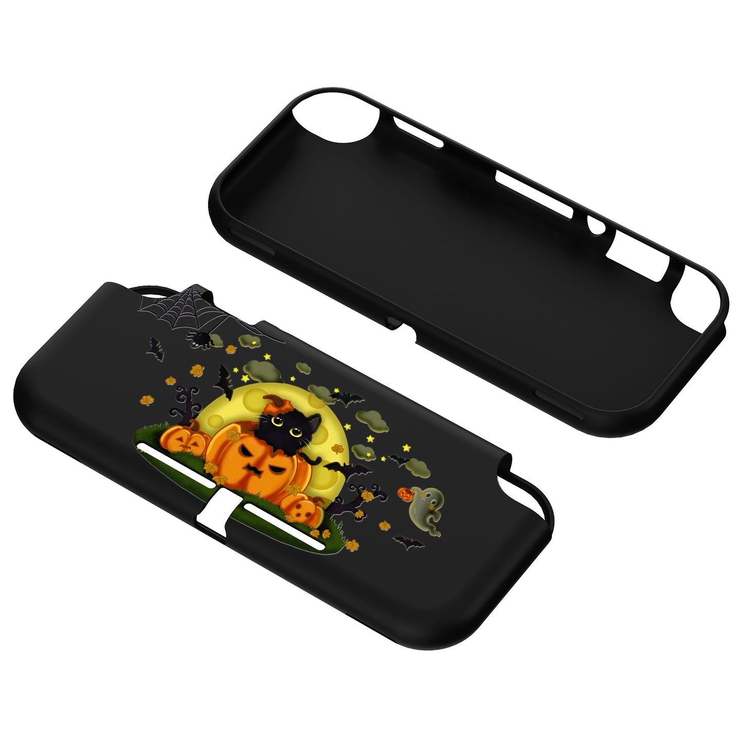 PlayVital Moon Night Halloween Custom Protective Case for Nintendo Switch Lite, Soft TPU Slim Case Cover for Nintendo Switch Lite- LTU6019 PlayVital