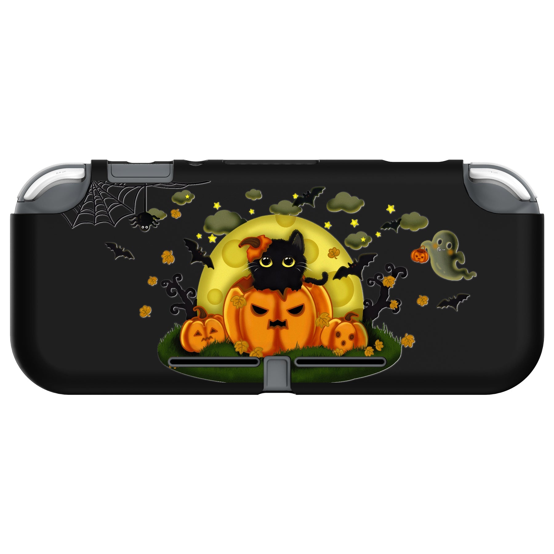 PlayVital Moon Night Halloween Custom Protective Case for Nintendo Switch Lite, Soft TPU Slim Case Cover for Nintendo Switch Lite- LTU6019 PlayVital