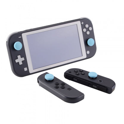 PlayVital Switch Joystick Caps, Switch Lite Thumb Stick Caps, Silicone Analog Cover for Switch OLED Joycon Thumb Grip Rocker Caps for Nintendo Switch Joy-Con Controller & Switch Lite & Switch OLED, 4 Pcs Heaven Blue - NJM1012 PlayVital