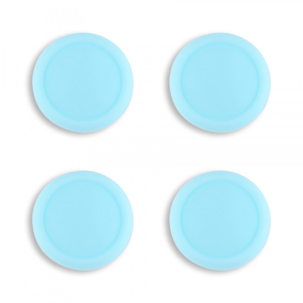 PlayVital Switch Joystick Caps, Switch Lite Thumb Stick Caps, Silicone Analog Cover for Switch OLED Joycon Thumb Grip Rocker Caps for Nintendo Switch Joy-Con Controller & Switch Lite & Switch OLED, 4 Pcs Heaven Blue - NJM1012 PlayVital