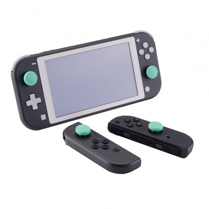 PlayVital Switch Joystick Caps, Switch Lite Thumb Stick Caps, Silicone Analog Cover for Switch OLED Joycon Thumb Grip Rocker Caps for Nintendo Switch Joy-Con Controller & Switch Lite & Switch OLED, 4 Pcs Mint Green - NJM1013 PlayVital