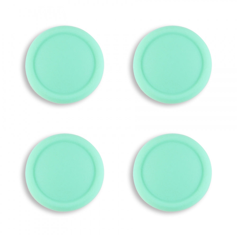 PlayVital Switch Joystick Caps, Switch Lite Thumb Stick Caps, Silicone Analog Cover for Switch OLED Joycon Thumb Grip Rocker Caps for Nintendo Switch Joy-Con Controller & Switch Lite & Switch OLED, 4 Pcs Mint Green - NJM1013 PlayVital