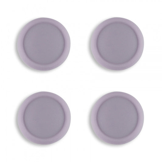 PlayVital Switch Joystick Caps, Switch Lite Thumb Stick Caps, Silicone Analog Cover for Switch OLED Joycon Thumb Grip Rocker Caps for Nintendo Switch Joy-Con Controller & Switch Lite & Switch OLED, 4 Pcs Dark Grayish Violet - NJM1017 PlayVital