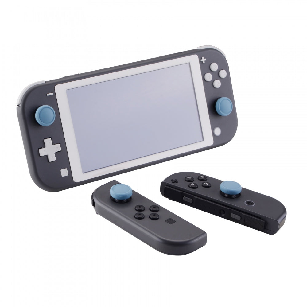 PlayVital Switch Joystick Caps, Switch Lite Thumb Stick Caps, Silicone Analog Cover  for Switch OLED Joycon Thumb Grip Rocker Caps for Nintendo Switch Joy-Con Controller & Switch Lite & Switch OLED, 4 Pcs Airforce Blue - NJM1019 PlayVital