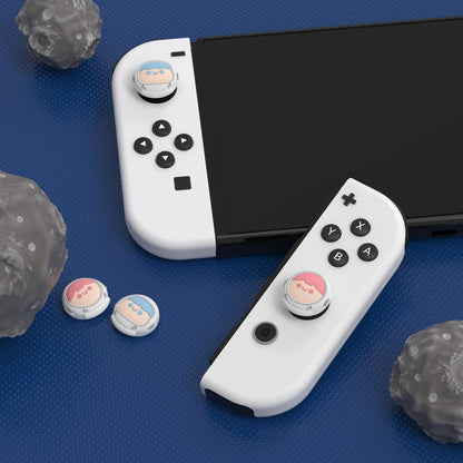 PlayVital Astronaut Joystick Caps for NS Switch, Thumbstick Caps for NS Switch Lite, Analog Cover for NS Switch OLED Joycon Thumb Grip Caps for NS Switch & NS Switch Lite & NS Switch OLED - NJM1170 playvital