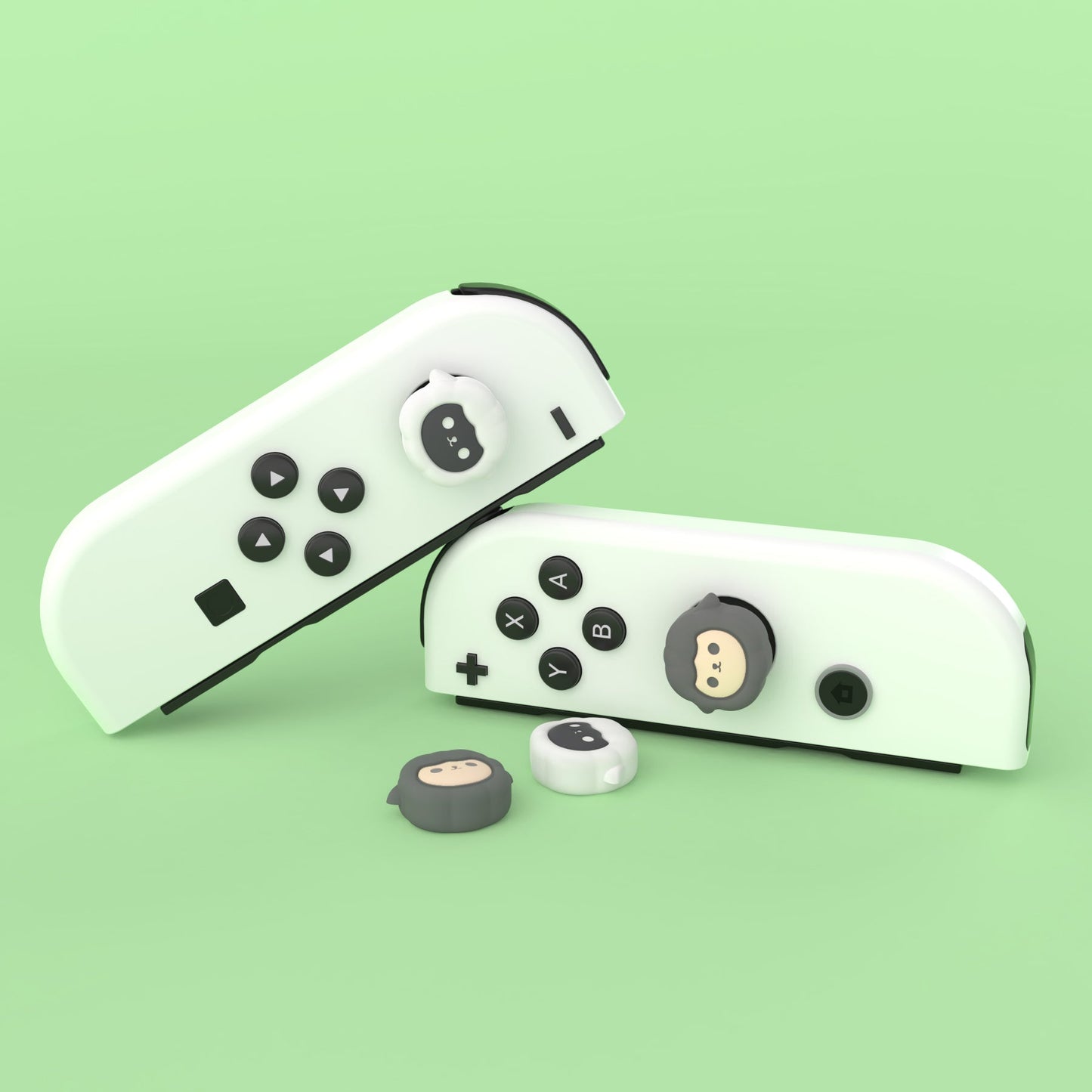 PlayVital Joystick Caps for NS Switch, Thumbstick Caps for NS Switch Lite, Analog Cover for NS Switch OLED Joycon Thumb Grip Caps for NS Switch & NS Switch Lite & NS Switch OLED - Little Sheep - NJM1172 playvital