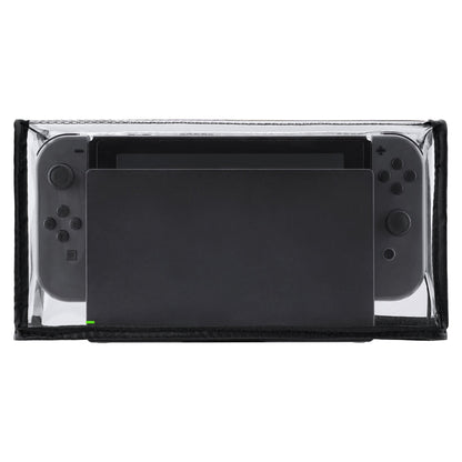 PlayVital Transparent Nylon Dust Cover, Soft Neat Lining Dust Guard, Anti Scratch Waterproof Cover Sleeve for NS Switch & Switch OLED Charging Dock - NTA8007 PlayVital