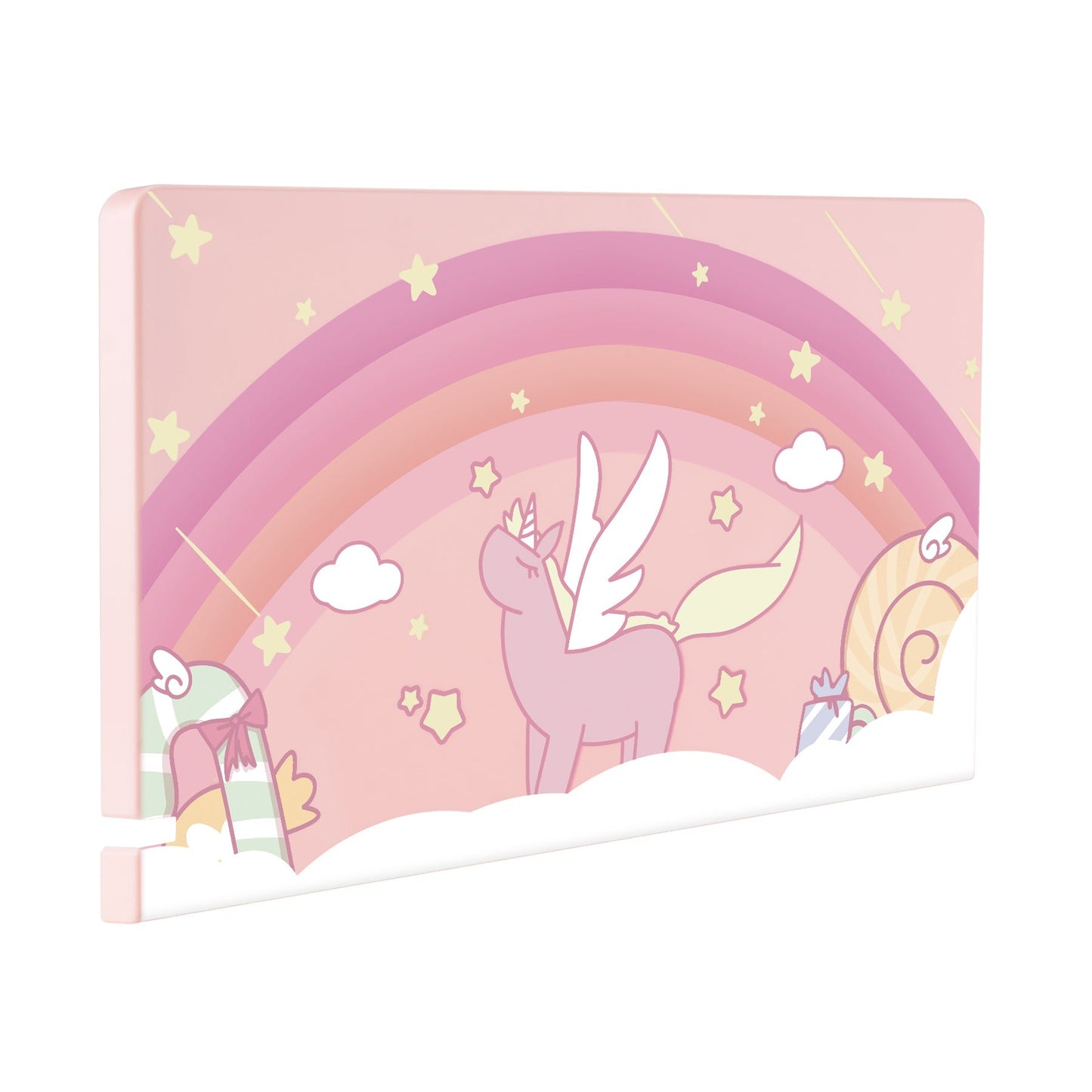 PlayVital Candy Rainbow Unicorn Patterned Custom Protective Case for NS Switch Charging Dock, Dust Anti Scratch Dust Hard Cover for NS Switch Dock - Dock NOT Included - NTG7007 PlayVital