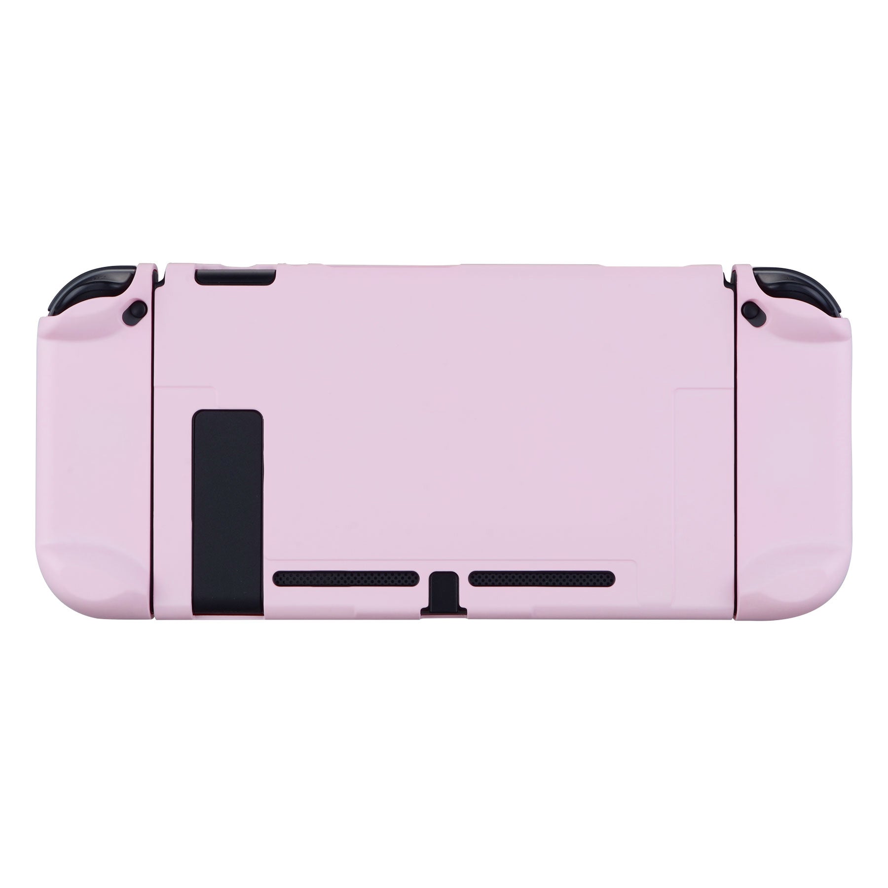 PlayVital Cherry Blossoms Pink Back Cover for Nintendo Switch Console, NS Joycon Handheld Controller Separable Protector Hard Shell, Soft Touch Customized Dockable Protective Case for Nintendo Switch - NTP312 PlayVital